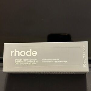 RHODE Barrier Restore Cream in Gray Packaging